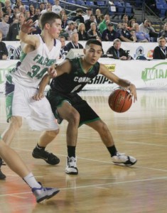 Senior guard Preston White