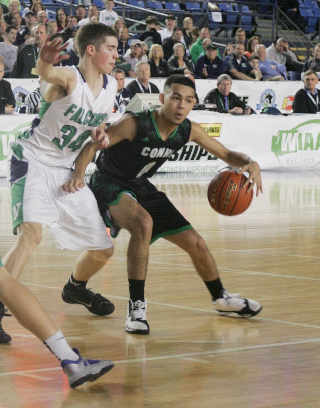 Senior guard Preston White