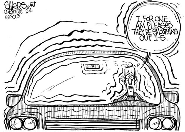 Editorial cartoon of the week by artist Frank Shiers.