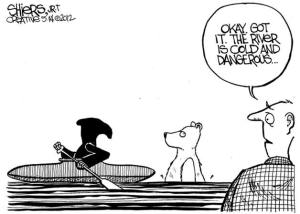 Editorial cartoon by Frank Shiers