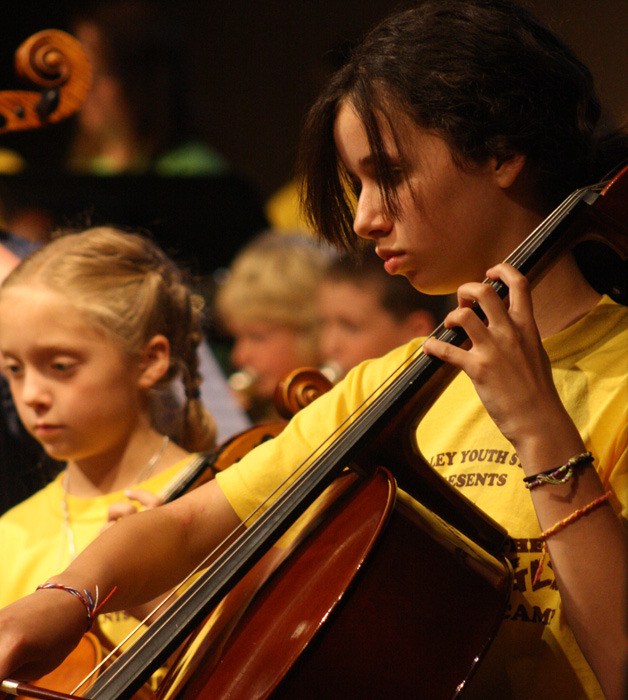 The Maple Valley Youth Symphony Orchestra performed their summer camp concert