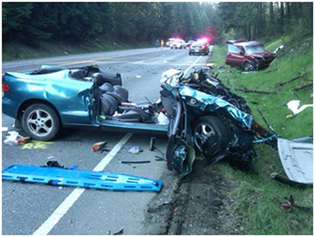 A Covington man died when his car was hit head-on by a reckless driver on State Route 18 Saturday