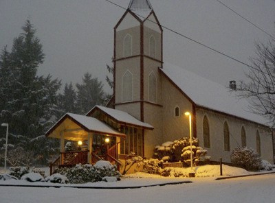 St. Barbara's Catholic Church in Black Diamond was dedicated in 1911. Saint Barbara is the patron saint of miners