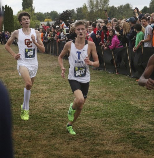 Keegan Fitzpatrick of Tahoma runs in the Nike pre-Nationals.