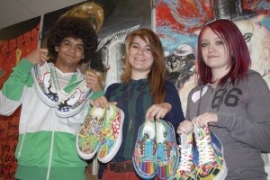 Kentlake art students Bilal Abubakar