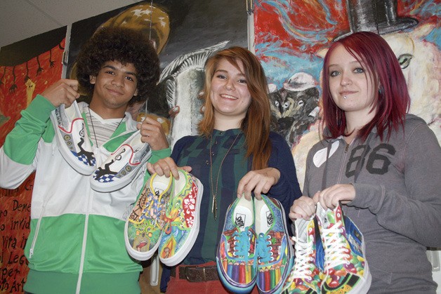 Kentlake art students Bilal Abubakar