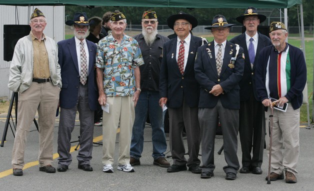 Veterans were honored at the Maple Valley Farmers Market Aug. 18.