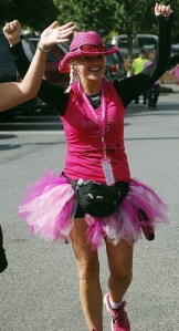 Tina McDonough of Ravensdale greets the sponsors