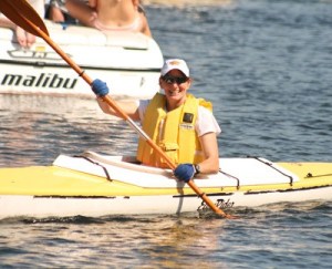 The Lake Sawyer community canoe