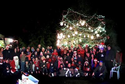 The 2011 Very Merry Christmas House in Covington.