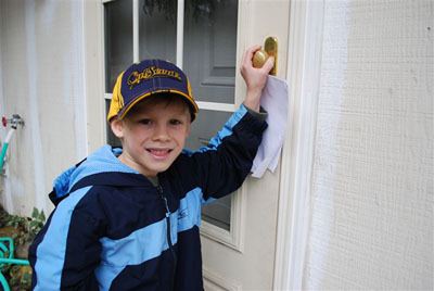 Caleb Lackey and other scouts from Covington Cub Scout Pack 517 will pick up Christmas trees Saturday in the Jenkins Creek area near Cedar Valley Elementary.