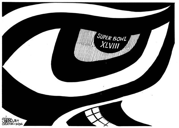 The editorial cartoon of the week by artist Frank Shiers.