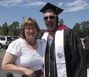 Jeff Lipscomb graduated from the University of Phoenix Western Washington Campus with his master’s in Informational Services.