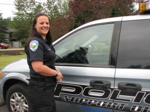Taryn Weatherford is the police support officer for the Maple Valley Police Department.