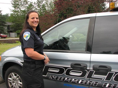 Taryn Weatherford is the police support officer for the Maple Valley Police Department.