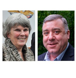 Carol Benson and Dave Gordon