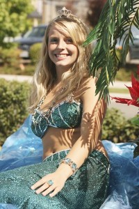 The Little Mermaid was aboard the MultiCare float at the Covington Days parade Saturday.