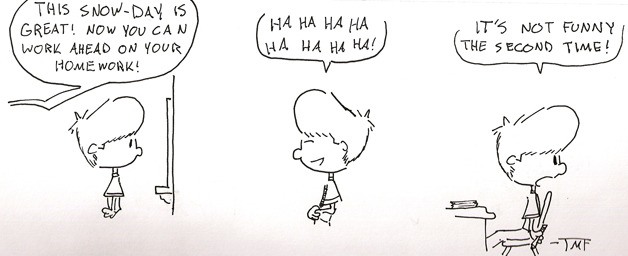 Comic strip by Tyler Friesen