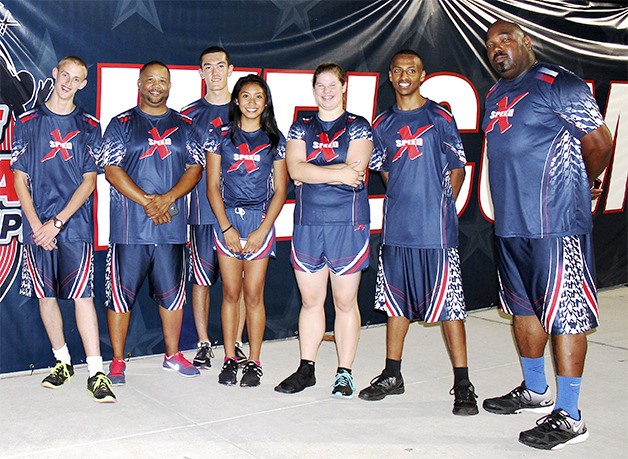 Four Kentwood track and field athletes — Keetan DeWitz