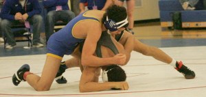 Justin Sipila took home the 4A regional title Saturday in the 126-pound weight class.