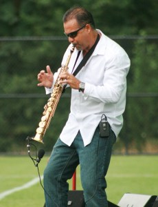 Darren Motamedy and his band played in the first 2015 Covington Summer Concert Series of the season July 23. Islanders Steel Drum Band will be on stage today