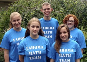 The Tahoma High math team