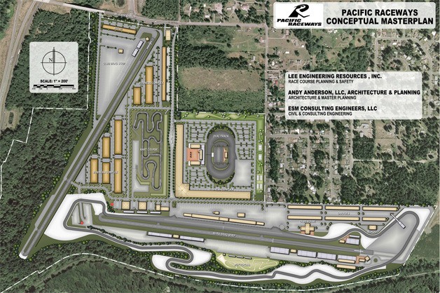 Pacific Raceways Conceptual Masterplan