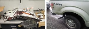 The Washington State Patrol is seeking information on a two car