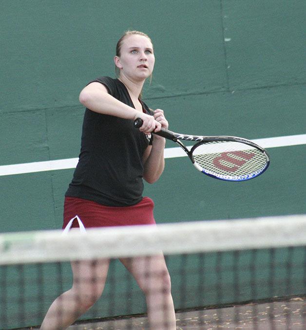 Kentlake tennis lost to Kentwood on April 18.