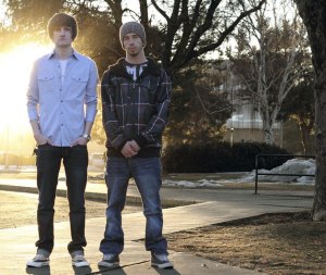 Stand In Motion band members Mark Hooton (left) and Alex Silvi (right). Hooton and Silvi are 2011 Tahoma graduates.