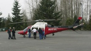 A toddler was airlifted to a trauma center after a fall from a window in Kent.