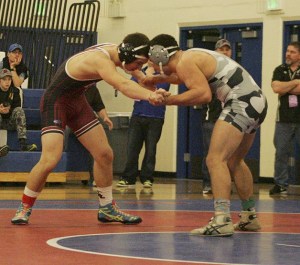 Kentlake's Josh Beckler won the 160 pound regional title.