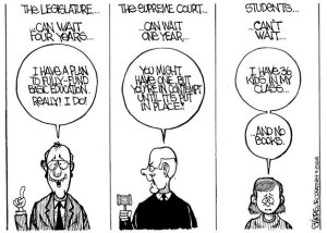 Students can't wait...