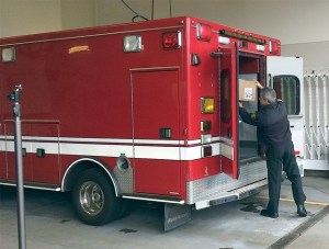 A surplused aid truck from the city of Kirkland