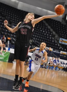 Kylee Johnson gets the rebound