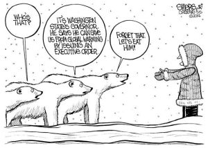 The editorial cartoon of the week by artist Frank Shiers.