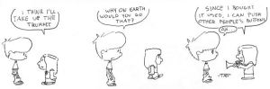 Cartoon strip of the week by Tyler Friesen.
