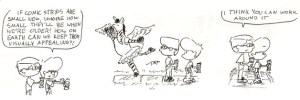 Comic strip of the week by Tyler Friesen.