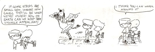 Comic strip of the week by Tyler Friesen.