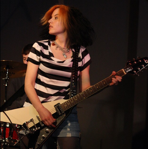 Arielle Young plays at Dace’s Rock ‘n’ More Music Academy Rockcital Saturday