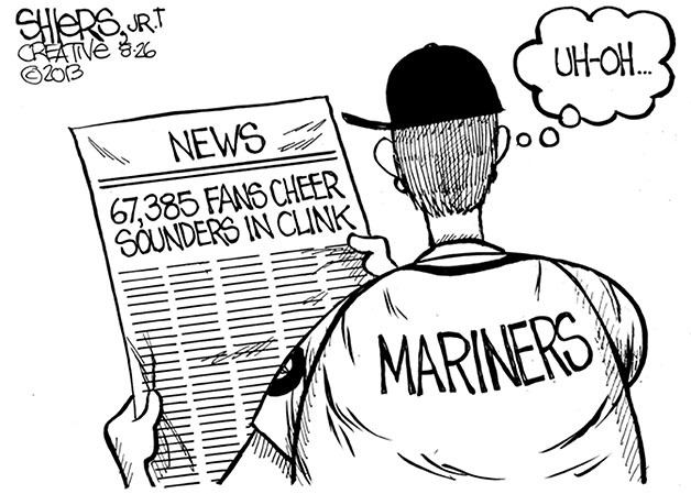 The editorial cartoon of the week by artist Frank Shiers.