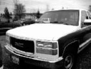 This 1991 GMC Sierra pickup truck has been donated for the Covington Chamber of Commerce auction.