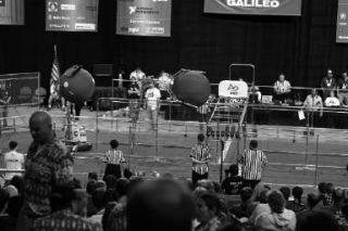 A scene from the world championships action in Atlanta