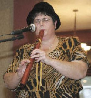 Free instruction on the Nativer American-style flute will be offered tomorrow at 6:30 p.m. by the Spirit Song Flute Circle at St. George Episcopal Church in Maple Valley. More information is available from group leader Lisa Gillotti (above) at (425) 235-0400.