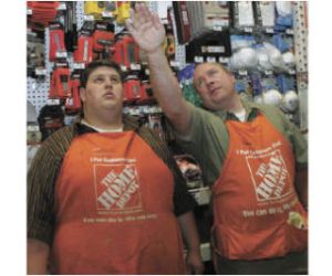 The new Home Depot store