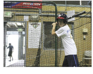 Gracie Hanson Community Center – with its indoor batting cages where Grant Johnson