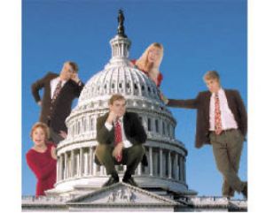 The Capitol Steps will deliver music and political satire in a performance Sept. 21 at the Kentwood High School Performing Arts Center in Covington. The 7:30 p.m. show is part of the Kent Spotlight Series. Tickets and information are available at (253) 856-5051 and www.kentarts.com.