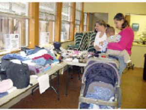 With children in tow