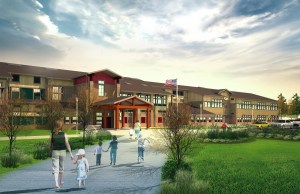 The construction of a new Covington Elementary School