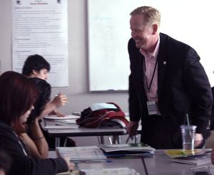 Kentlake Principal Joe Potts moved out of his office earlier this year
